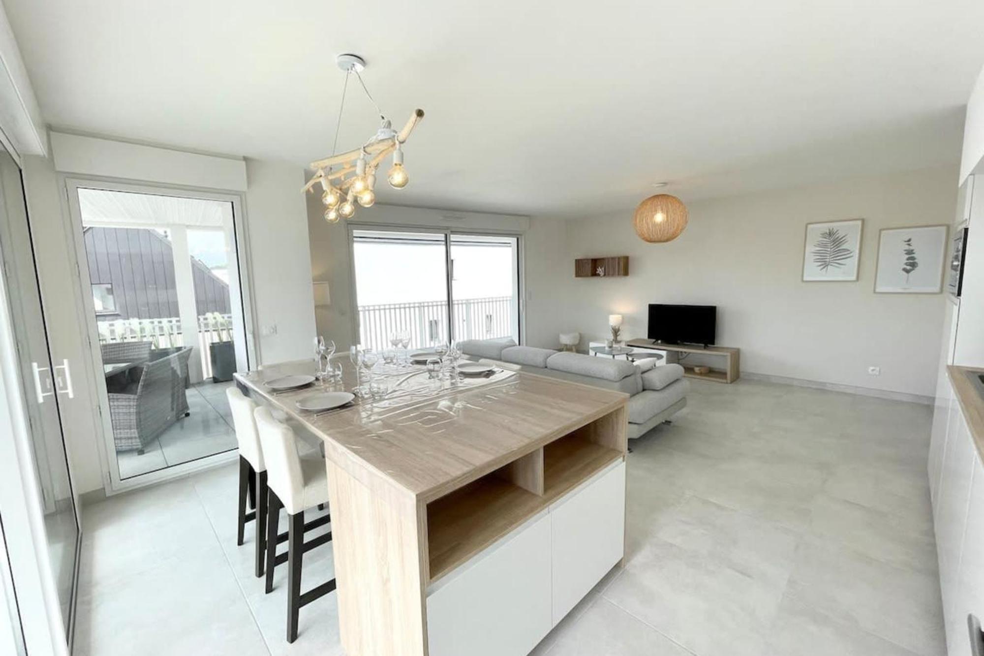 Spacieux Appartement Neuf De Standing Hyper Cosy Larmor-Plage Eksteriør bilde